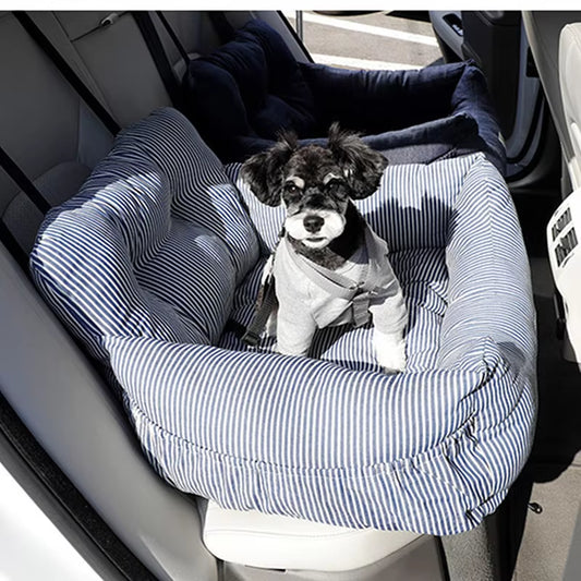 Small and Medium-Sized Dog Teddy Dog Kennel in Winter to Keep Warm to Unpick and Wash a Nest of Dual-Use Pet Car Safety Seat Pad.