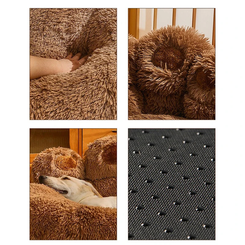 Pet Dog Sofa Beds for Small Dogs Warm Accessories Large Dog Bed Mat Pets Kennel Washable Plush Medium Basket Puppy Cats Supplies.