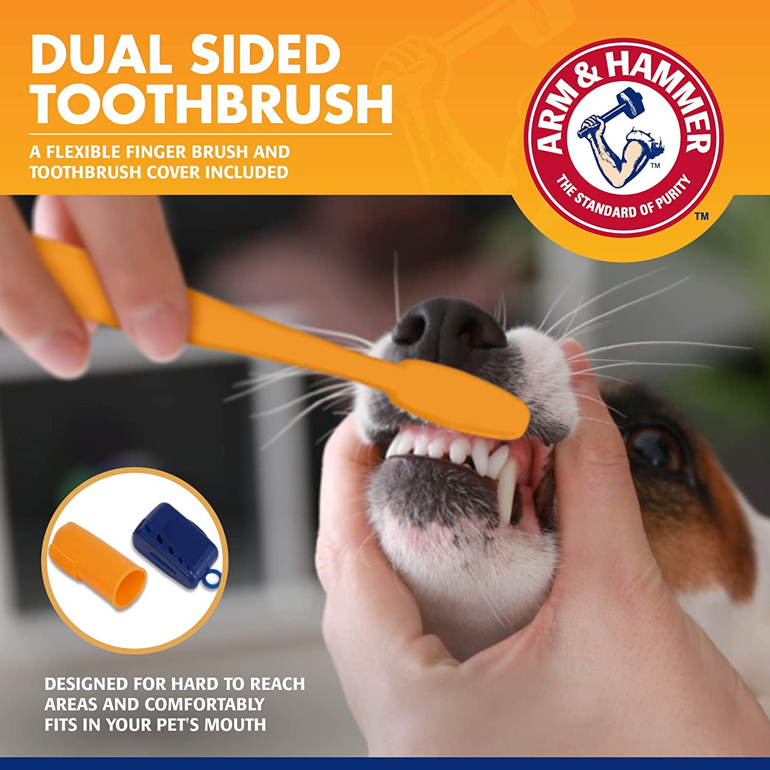 for Pets Tartar Control Kit for Dogs Contains Toothpaste, Toothbrush & Fingerbrush Reduces Plaque & Tartar Buildup, 3-Piece Kit, Banana Mint Flavor (Pack of 1).