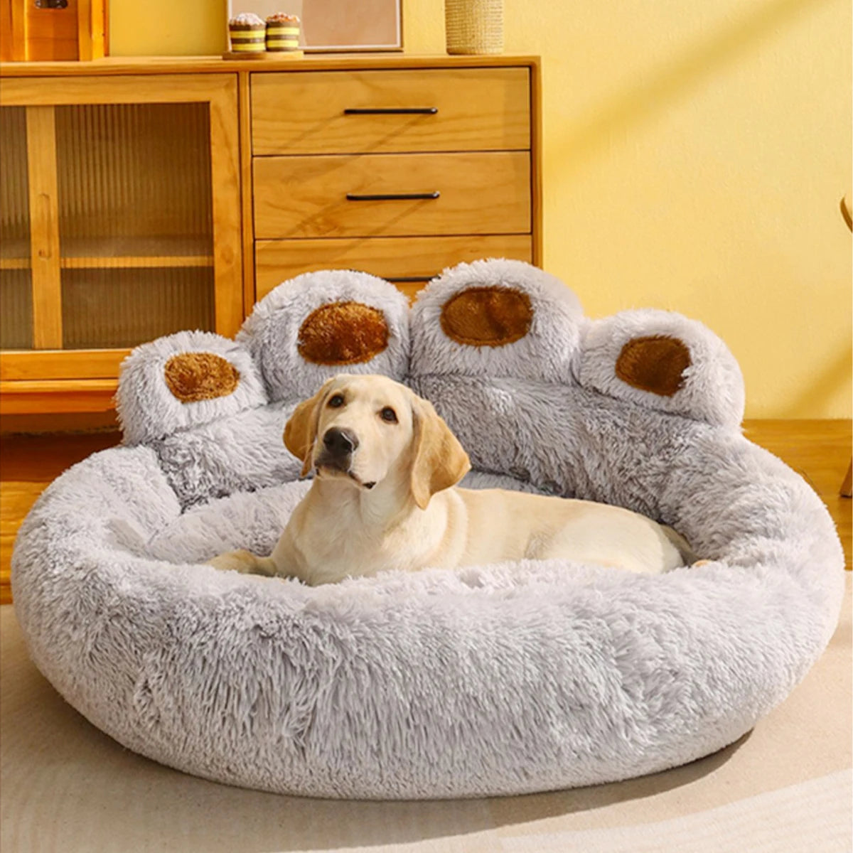 Pet Dog Sofa Beds for Small Dogs Warm Accessories Large Dog Bed Mat Pets Kennel Washable Plush Medium Basket Puppy Cats Supplies.